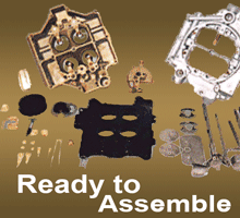 All parts Cleaned and ready for re-assembly  